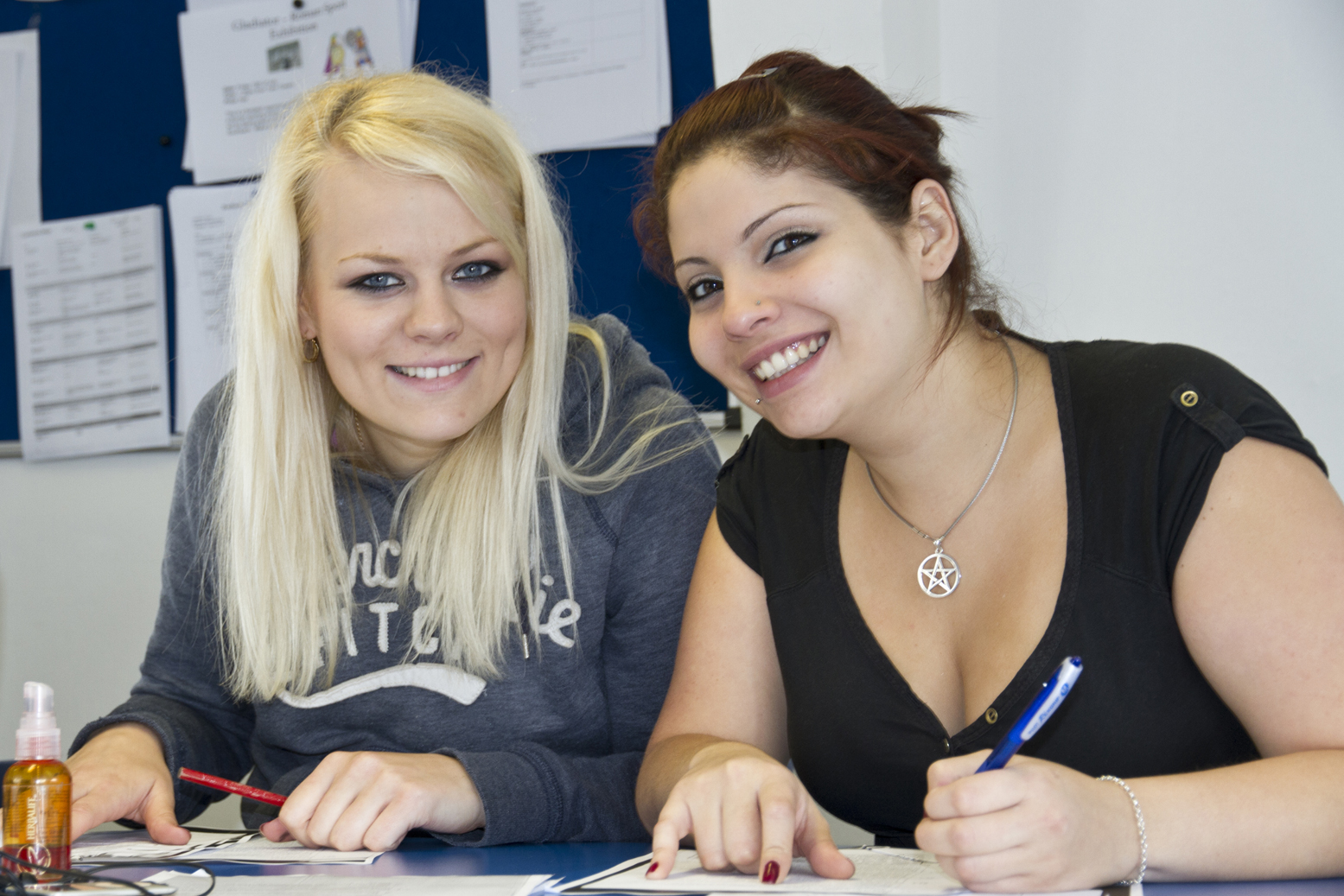 Student Information - Happy students at school