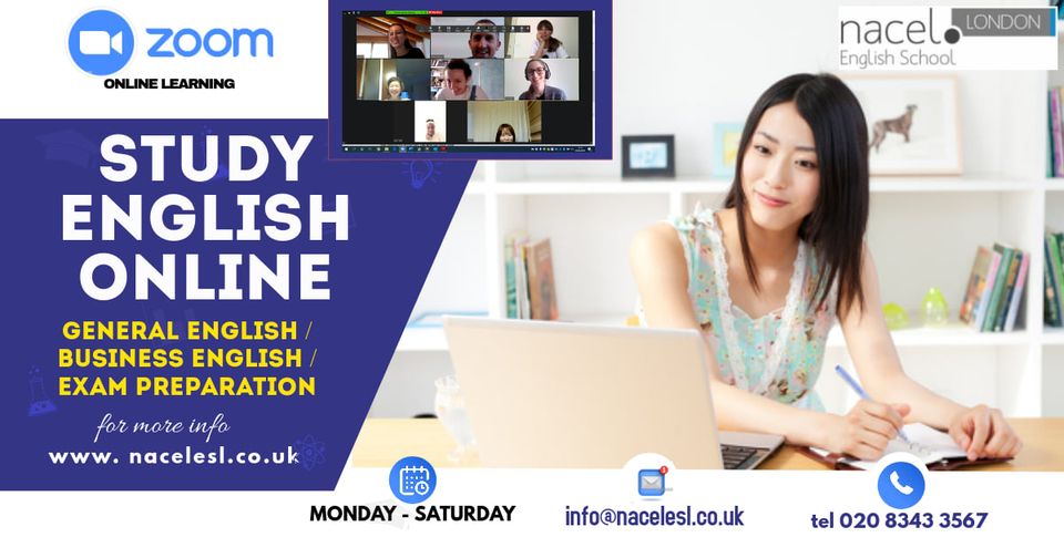 Nacel English School London - online English classes with Zoom