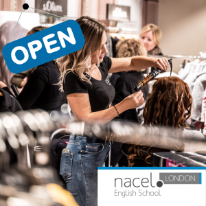 nacel English School London - haidressers reopen