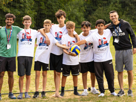 London summer camp - Teens playing Football after English lessons at Nacel London Summer camp
